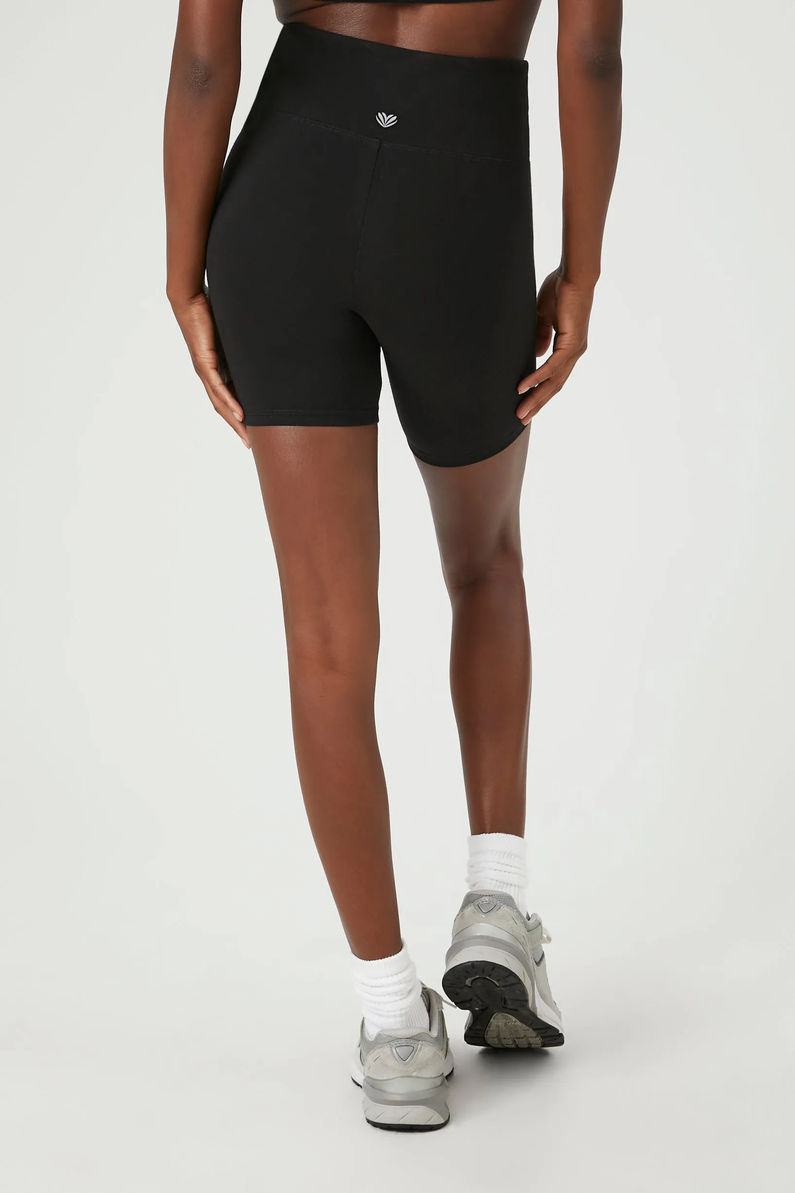 Active Cotton-Blend Biker Shorts