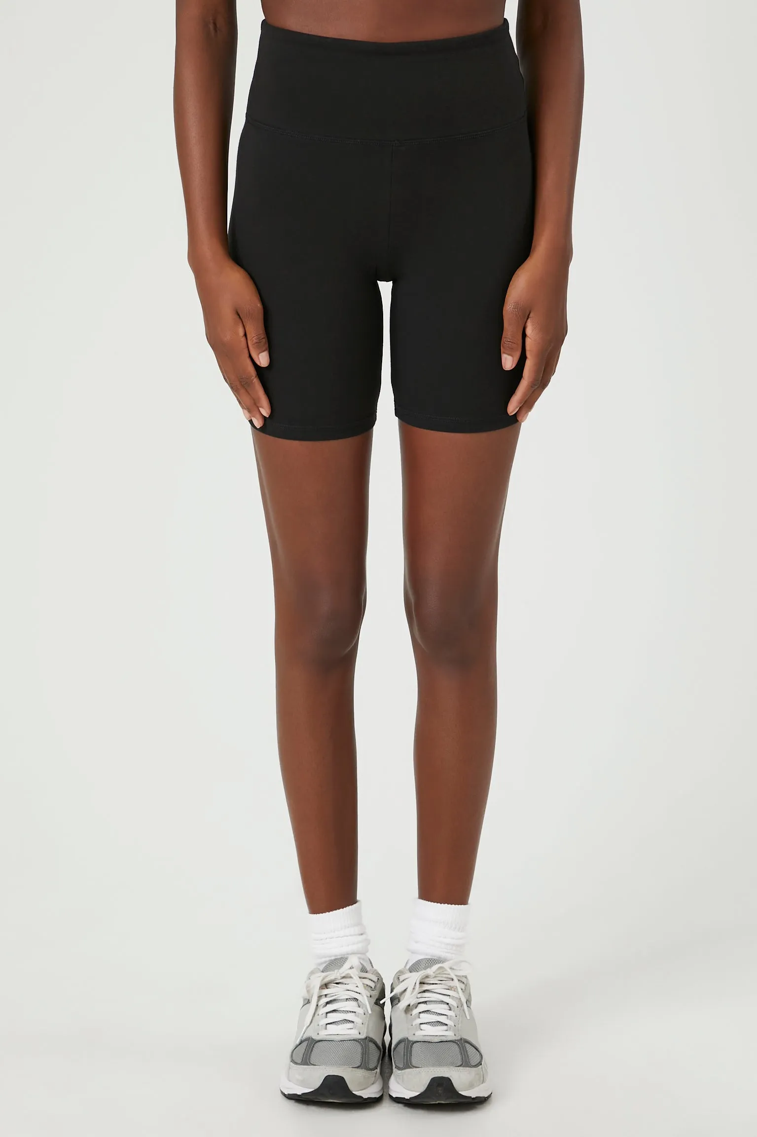 Active Cotton-Blend Biker Shorts