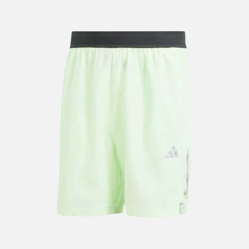 Adidas Gym Training Woven Men's Running Shorts -Semi Green Spark