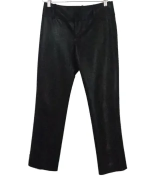 Alice   Olivia Black Metallic Pants sz 0