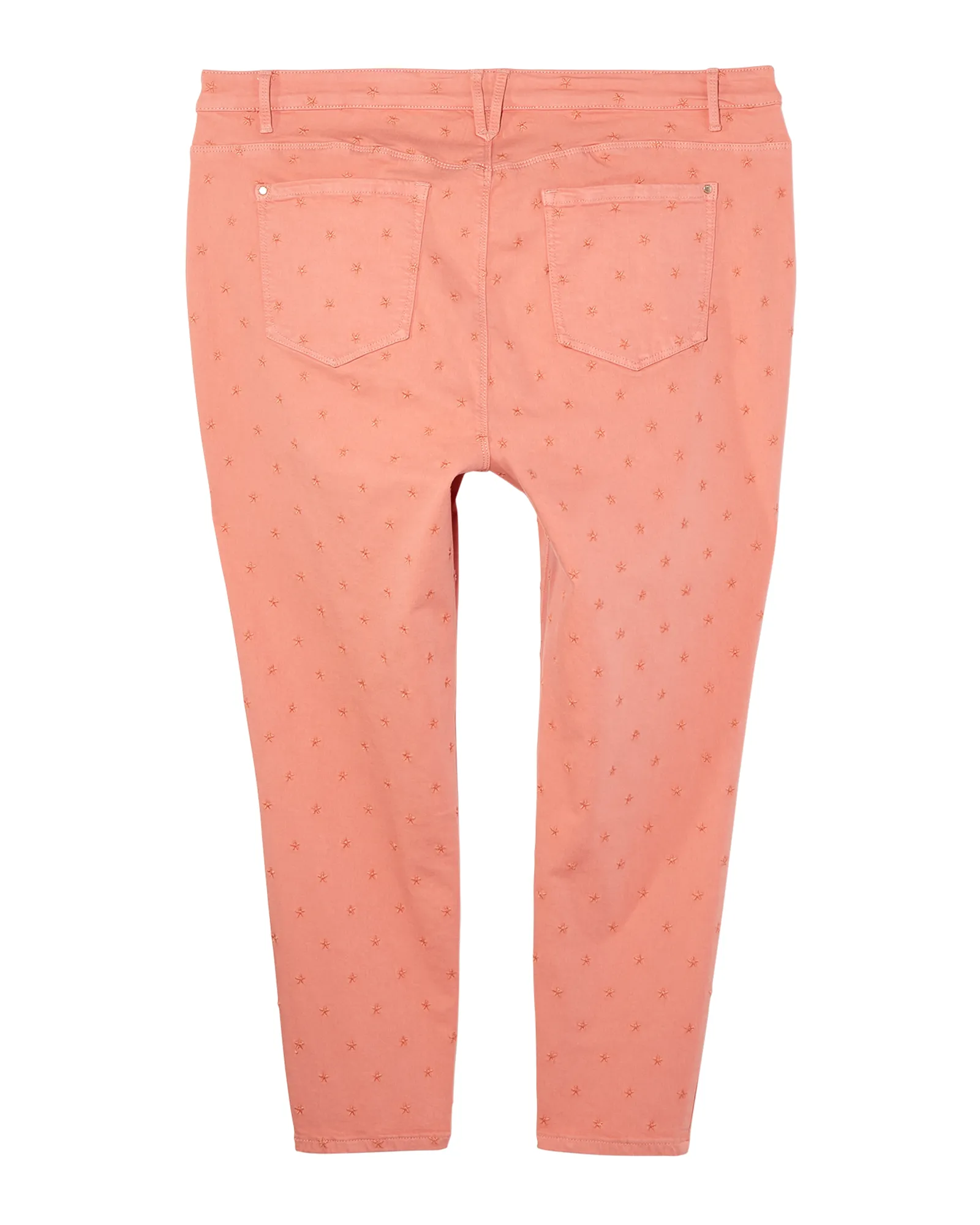 Applegate Skinny Ankle Crop with Embroidery | Pink