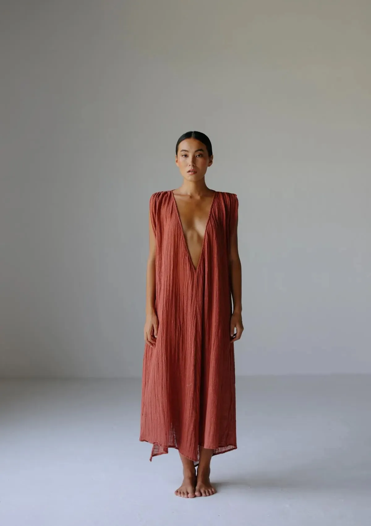 ARES KAFTAN - BAKED CLAY