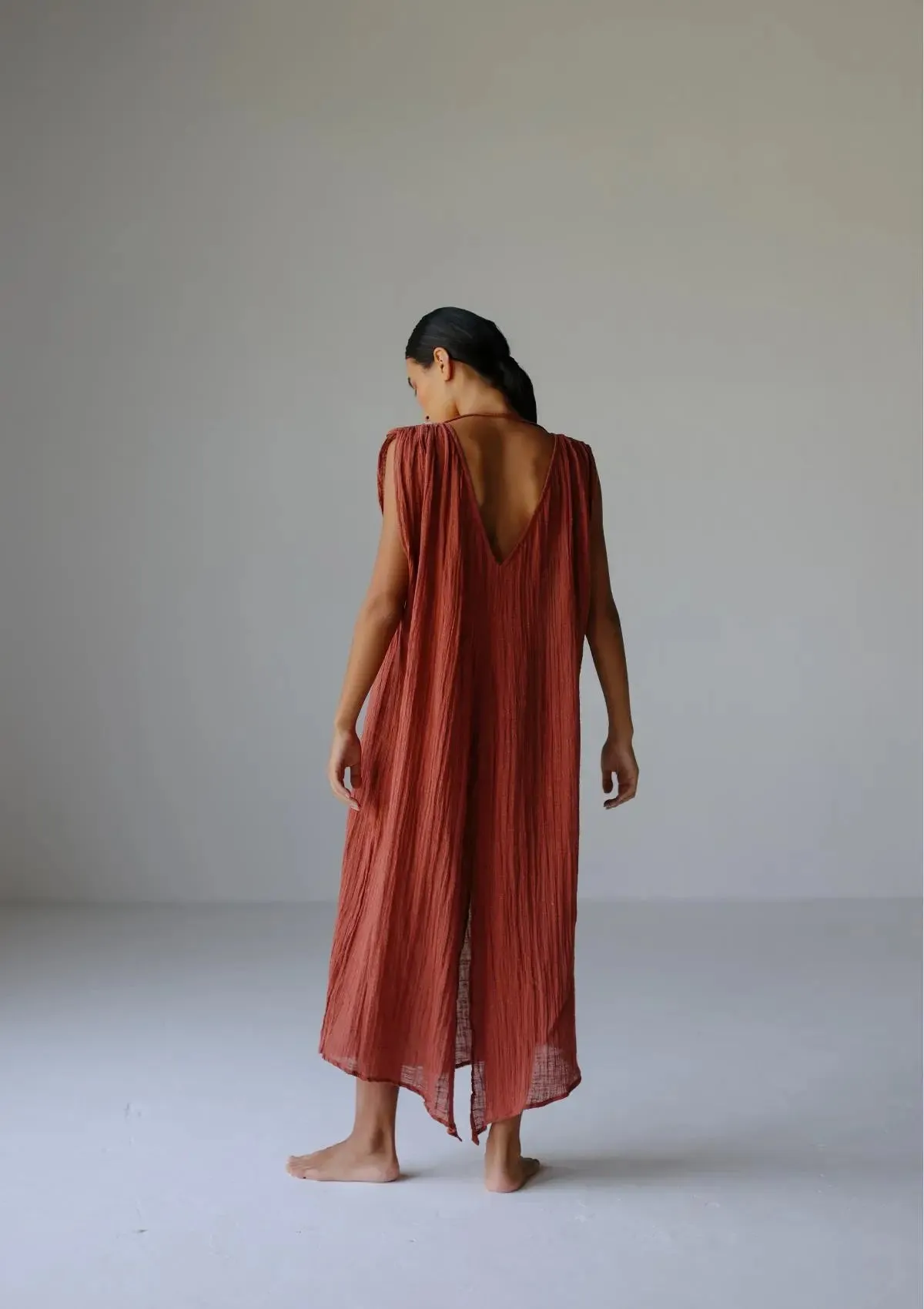 ARES KAFTAN - BAKED CLAY