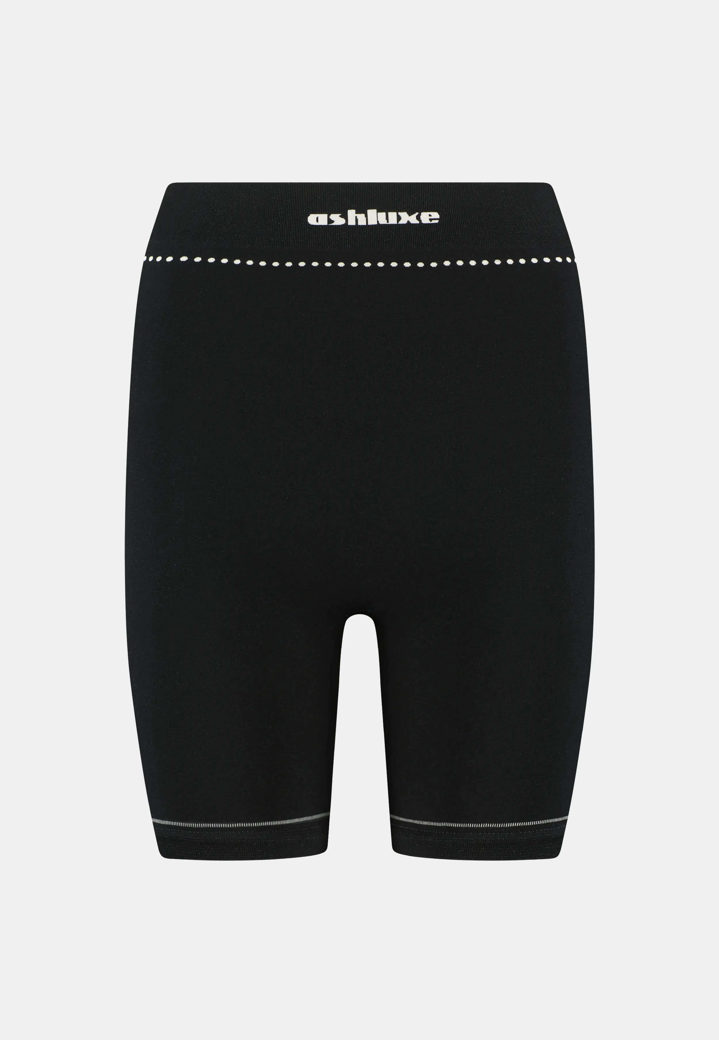 Ashluxe Female Active Biker Shorts Black White