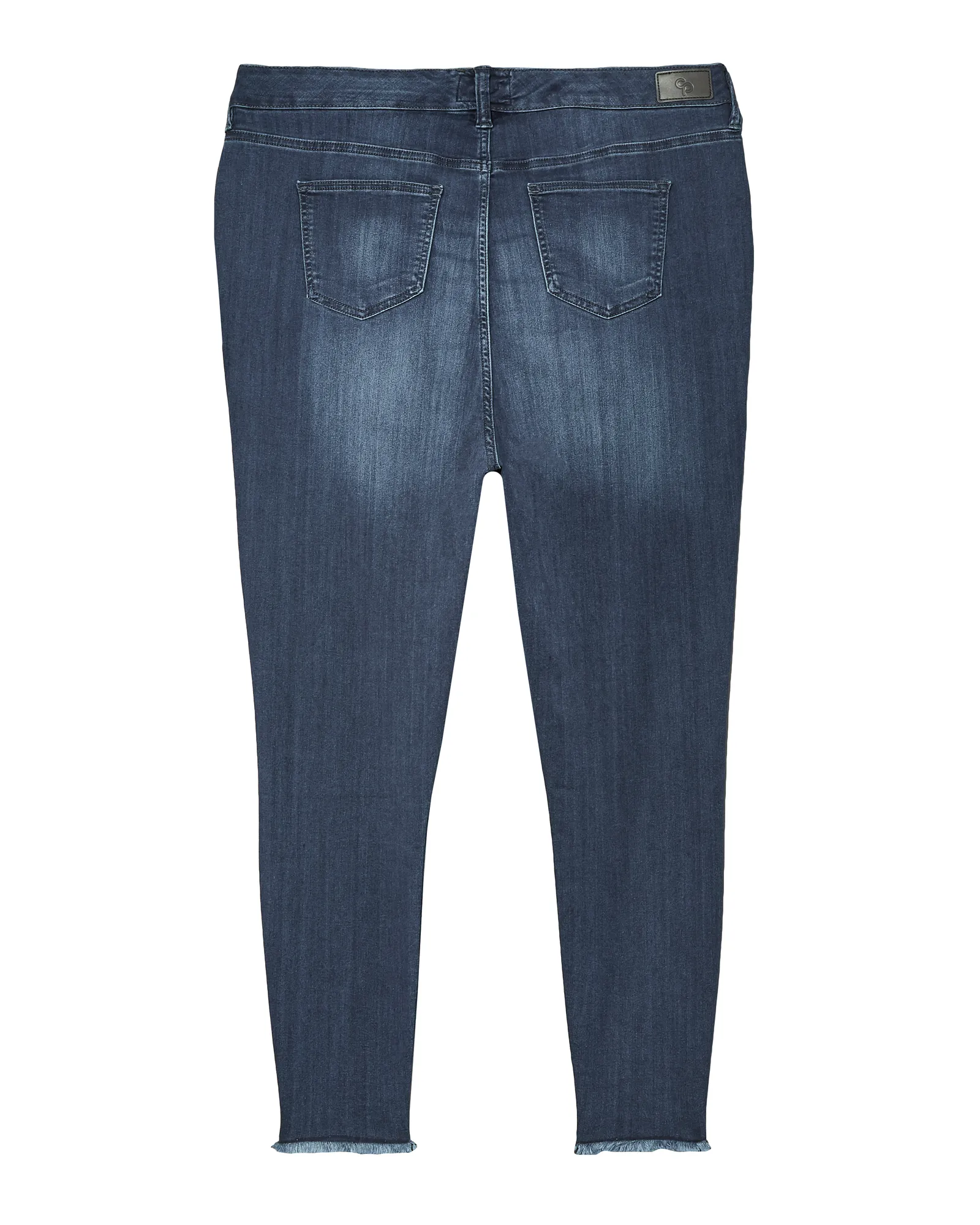 Auburn Skinny Jean with Fray Hem | Medium Wash