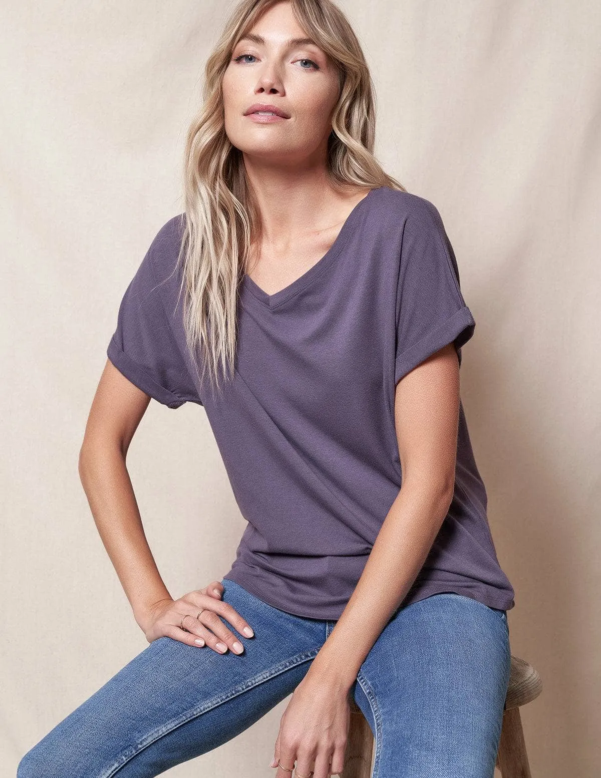 Bamboo / Organic Cotton Reversible Tee - As-Is-Clearance