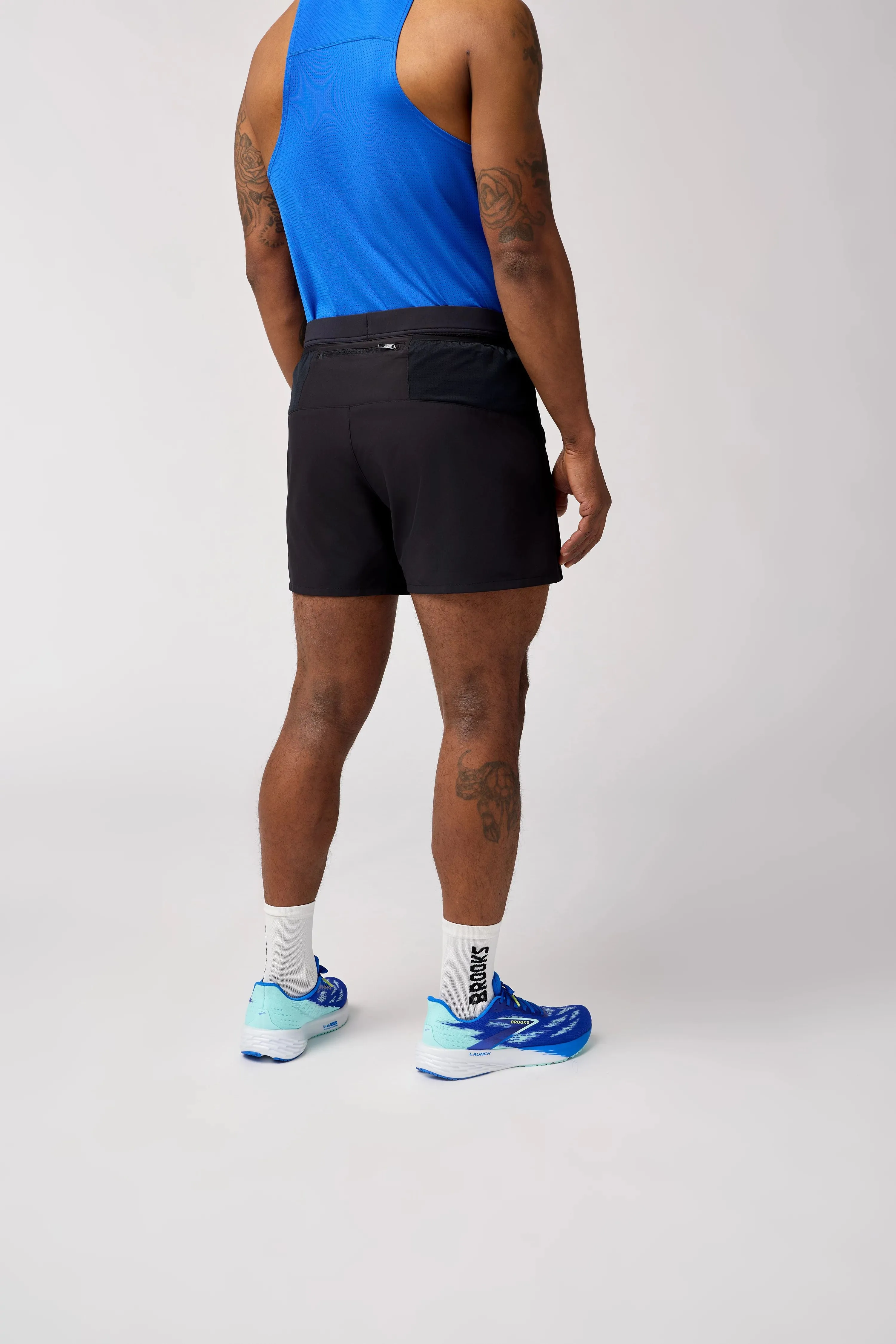 Brooks | Journey 5" Shorts | Men's | Black