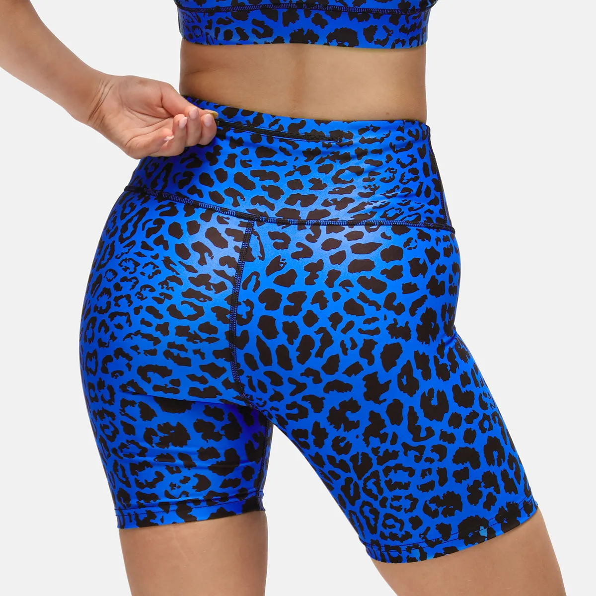 Cobalt Cat Running Shorts