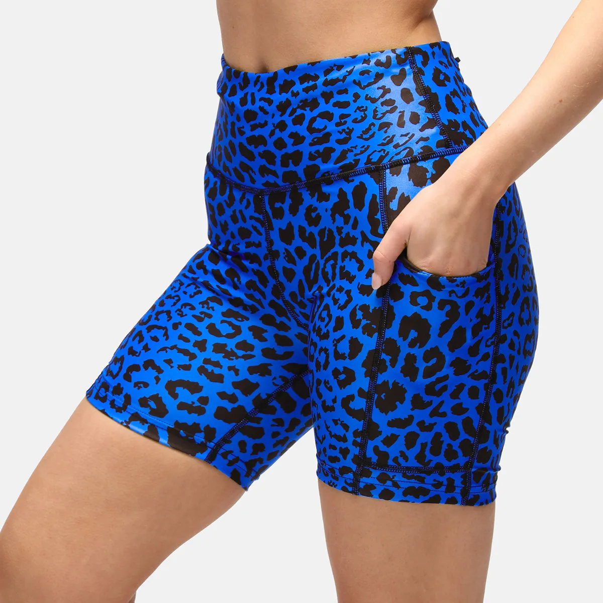 Cobalt Cat Running Shorts