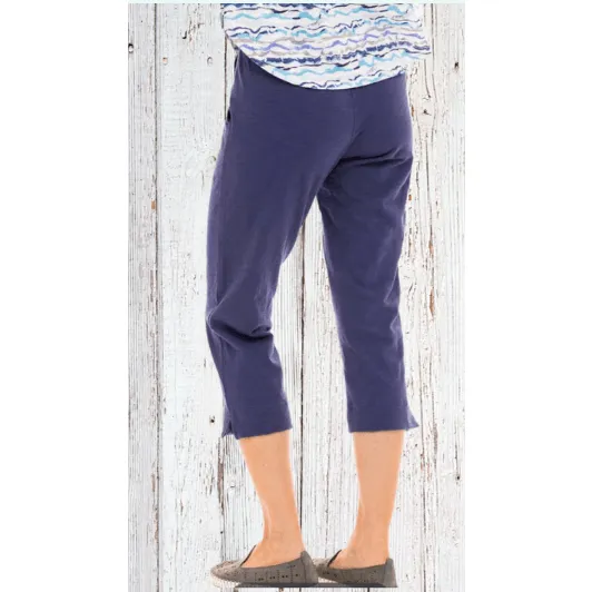 Cotton Slub Pocket Capri 60005