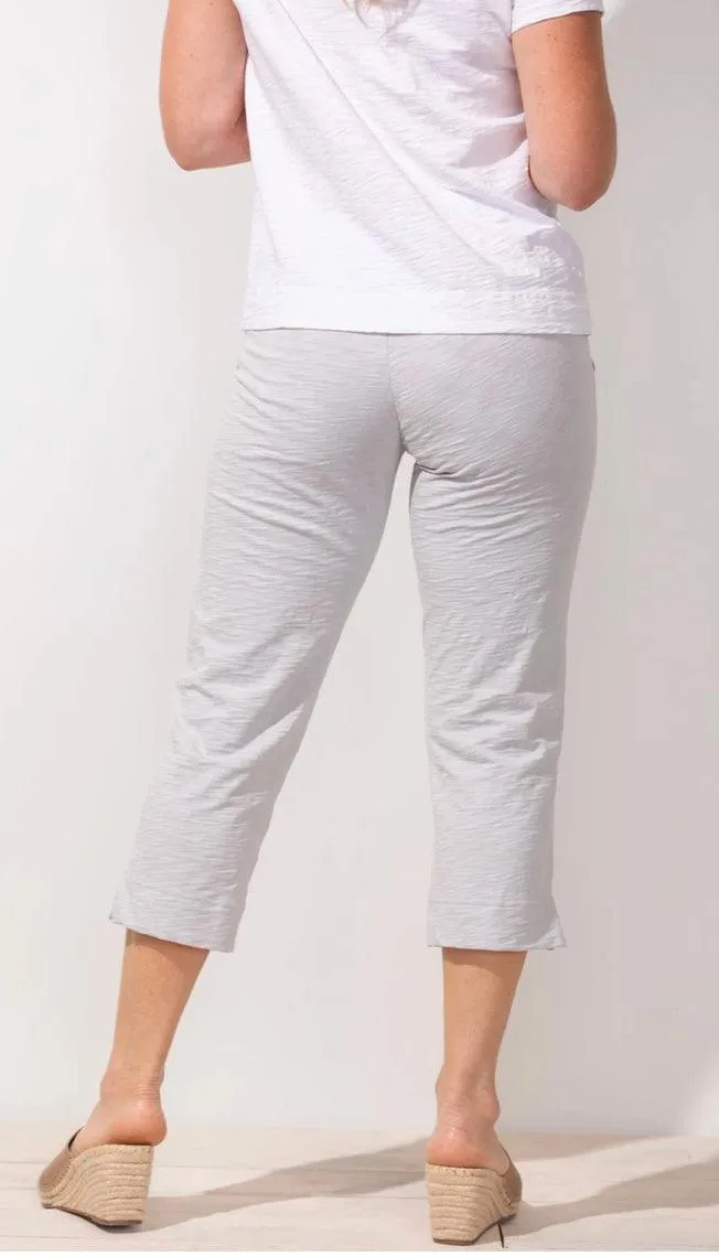 Cotton Slub Pocket Capri 60005