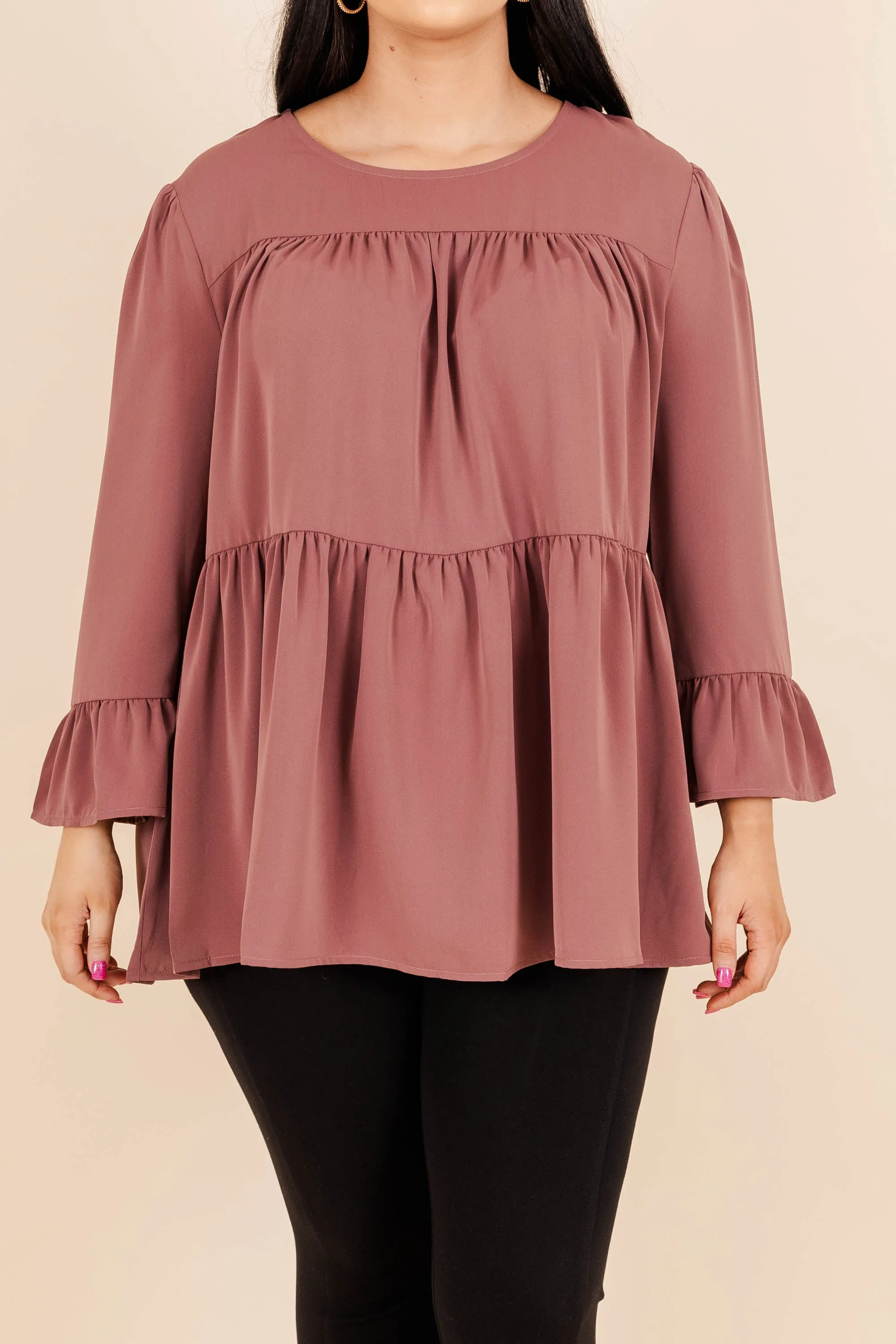 Day Dreaming About You Top, Mauve