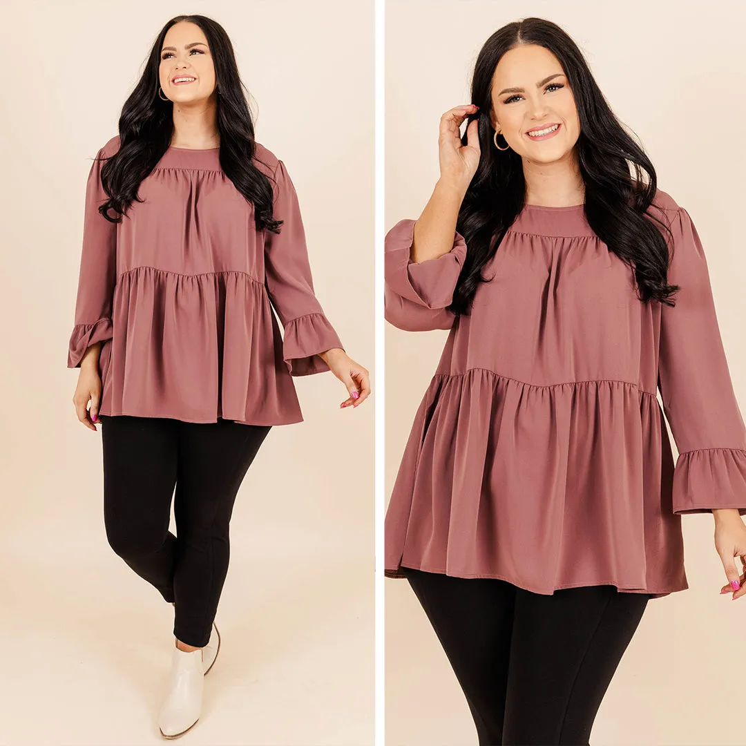 Day Dreaming About You Top, Mauve