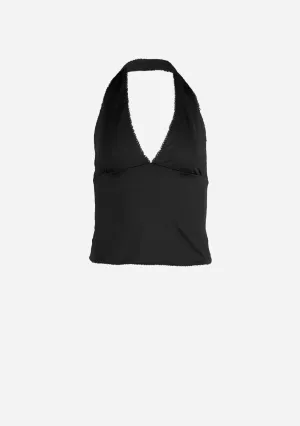 Deep V-Neck Halter Top