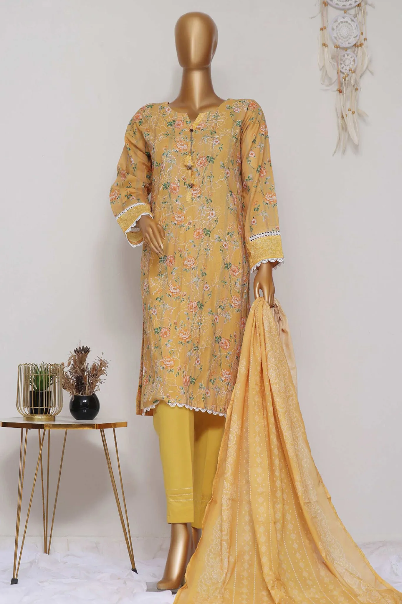 Dhagakari By HZ Stitched 3 Piece Digital Printed Cotton Collection'2024-PEL-708