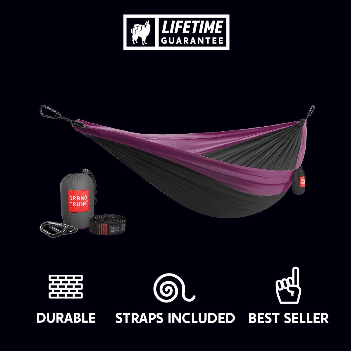 Double Deluxe Hammock w/Straps