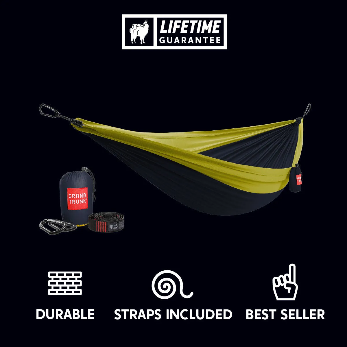 Double Deluxe Hammock w/Straps