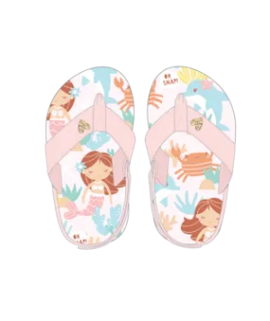 Earth Nymph "Seaside" Baby Girl Flip Flops