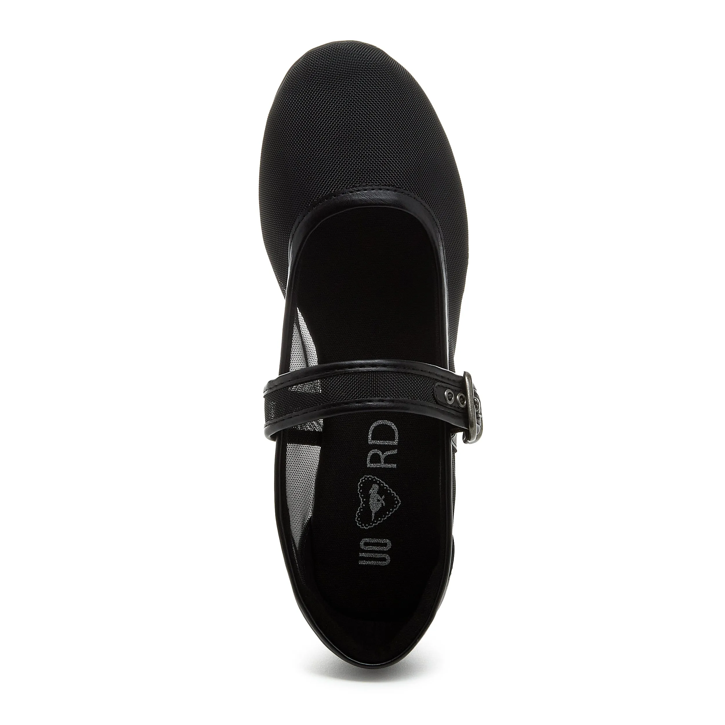 Emma Black Mesh Ballet Flat