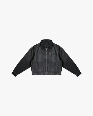 EPTM DENIM SHACKET - BLACK