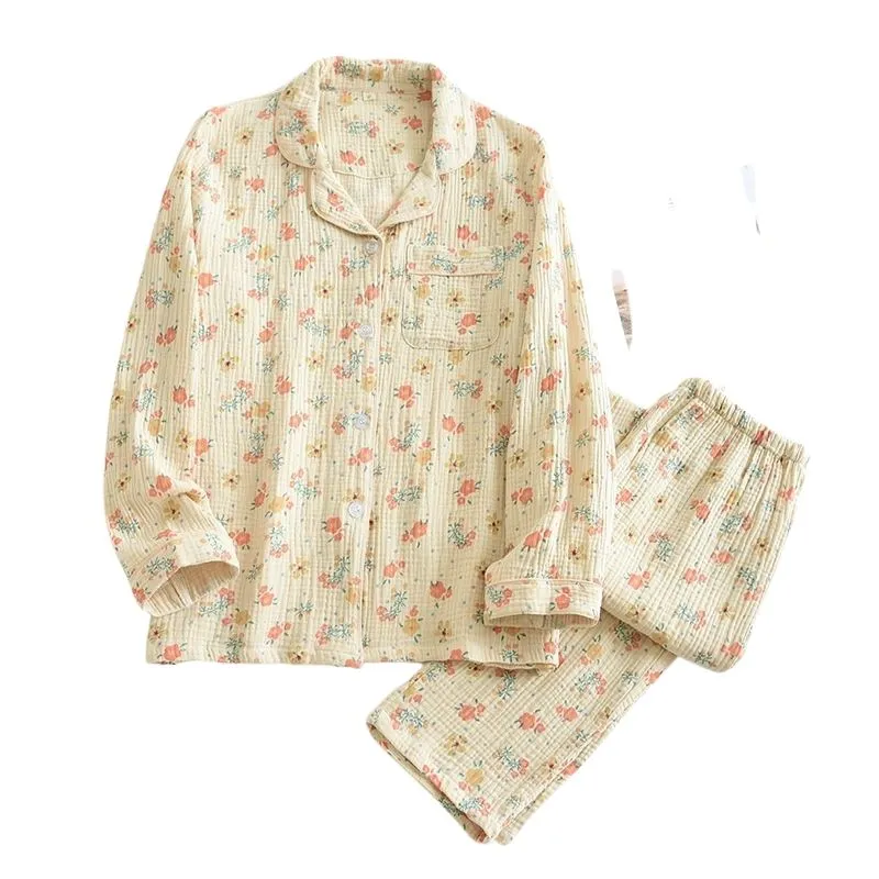 Floral Home Service Pajama Set