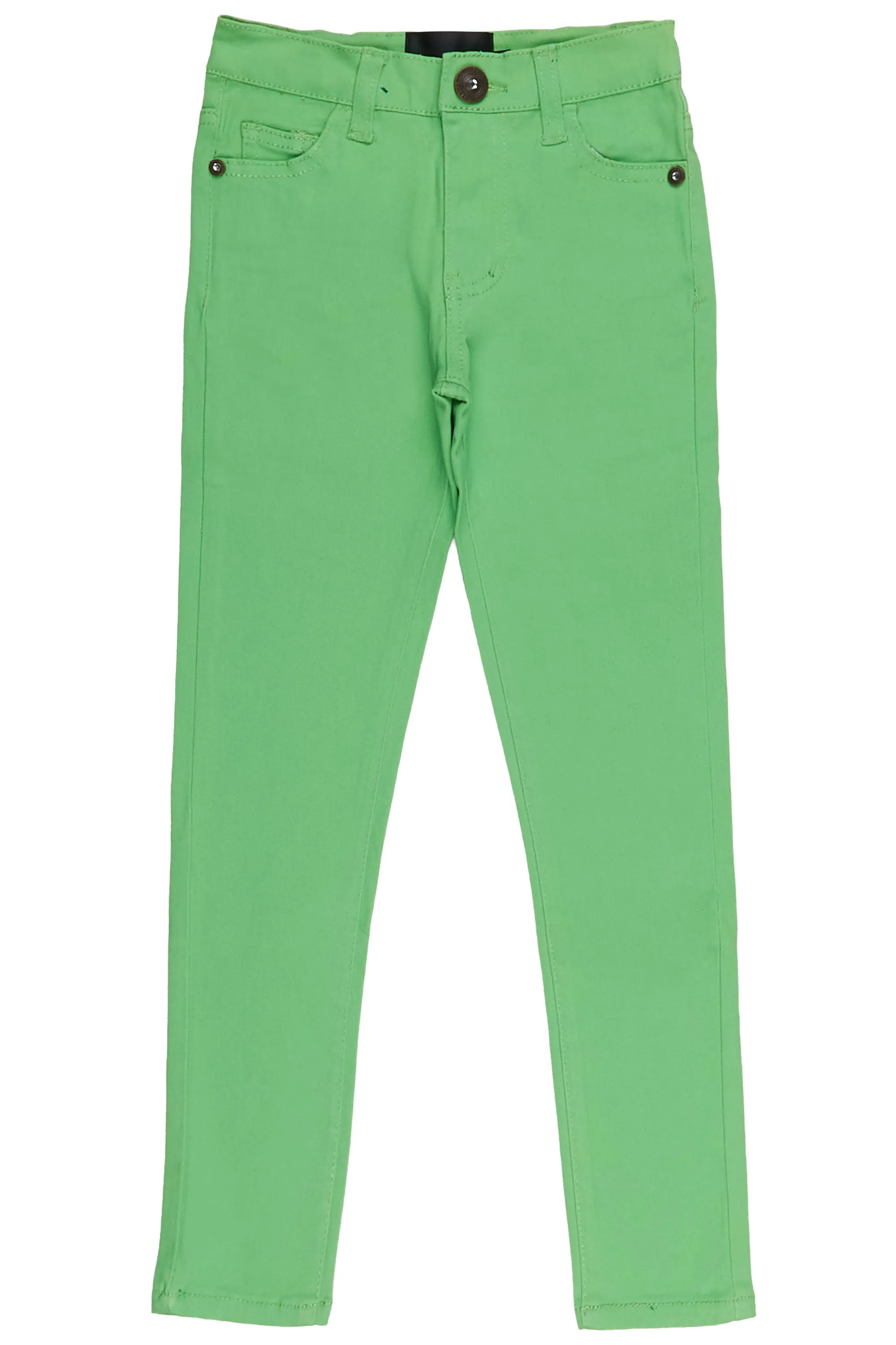 Girls Shyla Lime 5 Pocket Jean