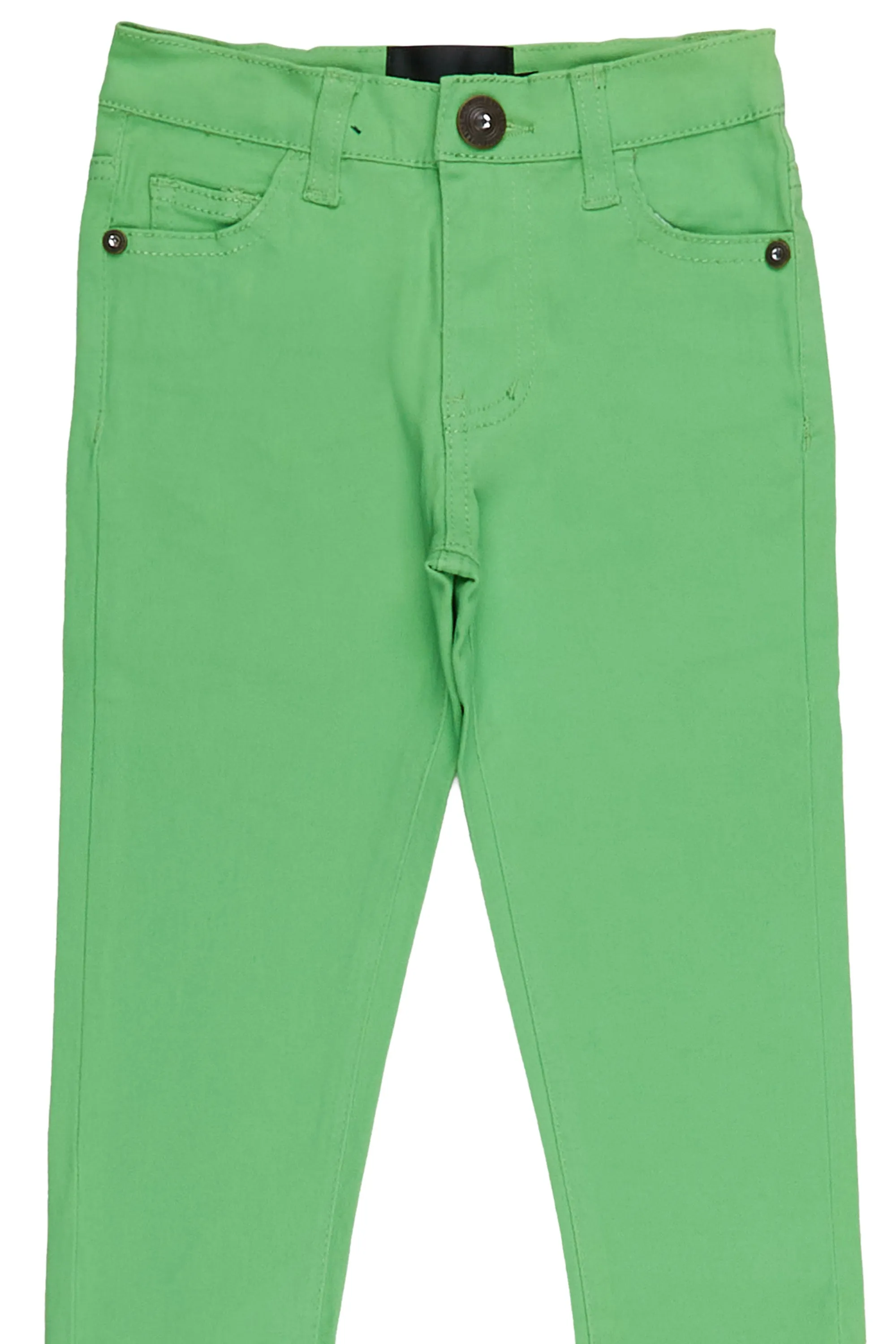 Girls Shyla Lime 5 Pocket Jean