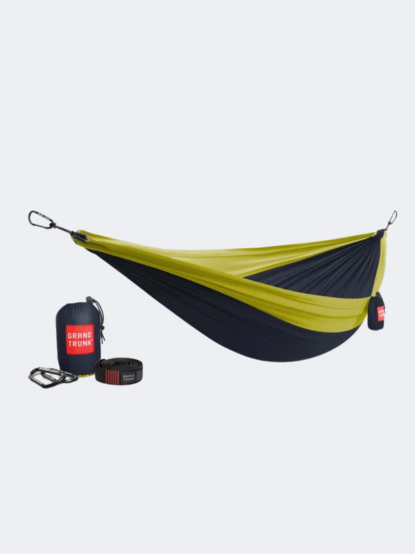 Grand Trunk Dlxh-05 Outdoor Hammok Navy/Chartreuse