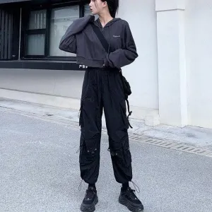 High Waist Cargo Pants