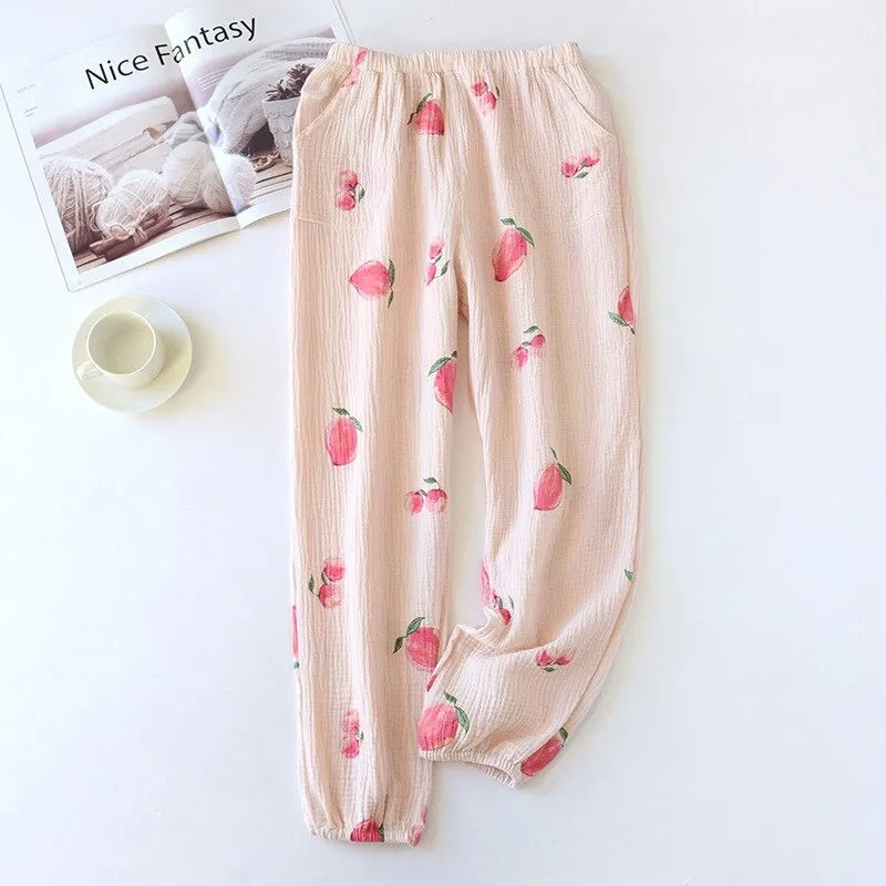 Japanese Cartoon Women Trousers