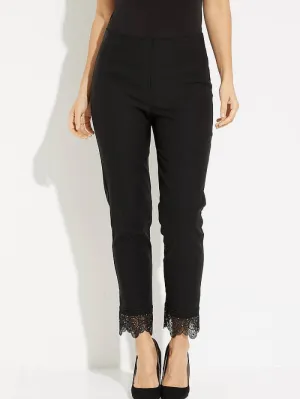 Joseph Ribkoff T Black Lace Trousers 231021 11