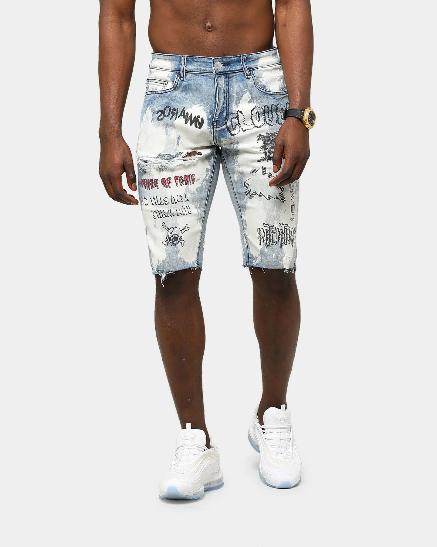 Lifted Anchors Men's Presley Denim Shorts Blue