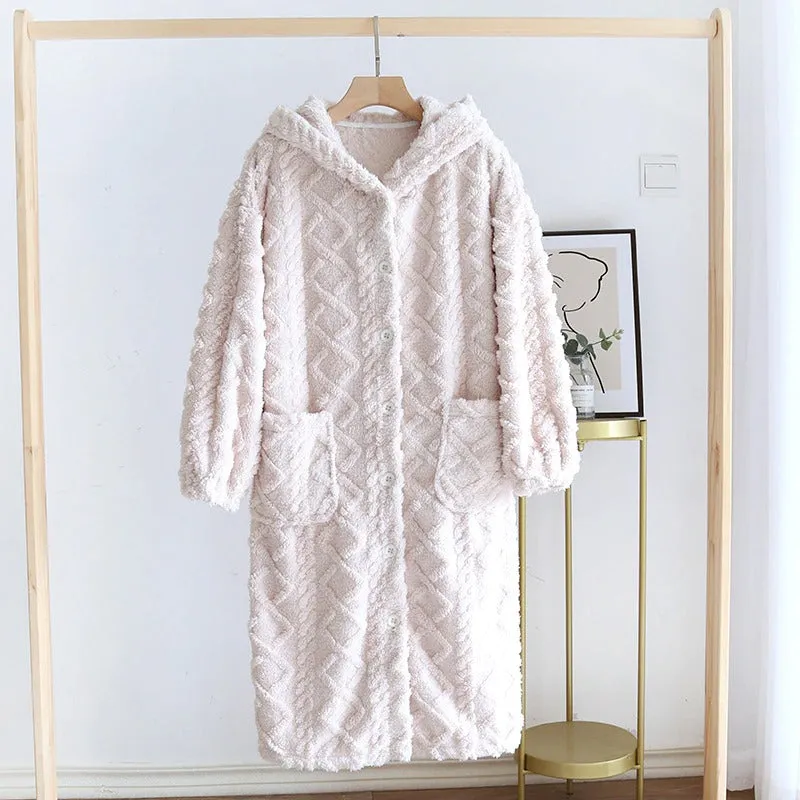 Long- Sleeved Hooded Robes