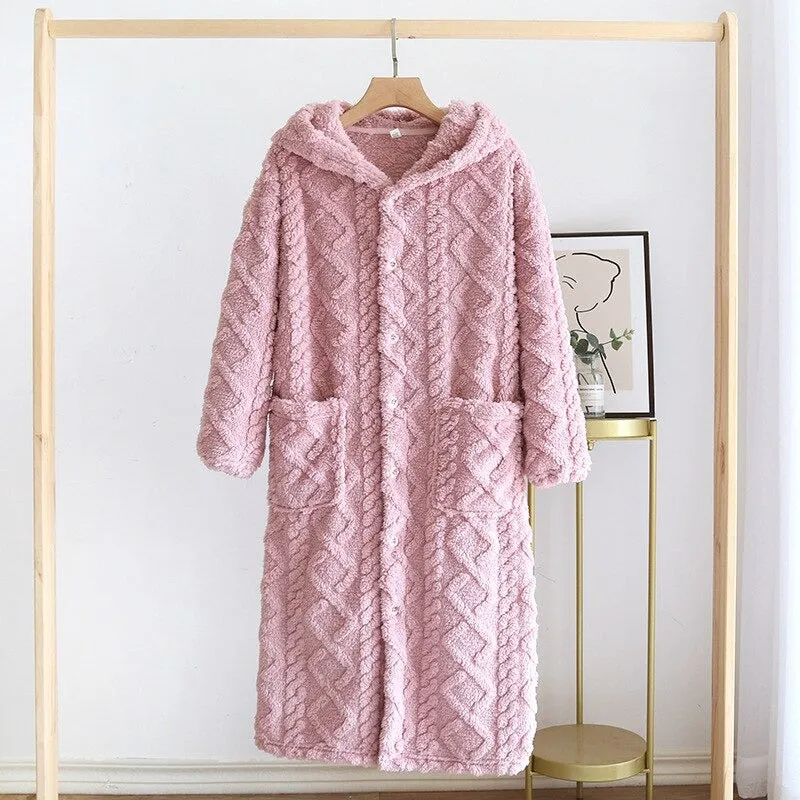 Long- Sleeved Hooded Robes