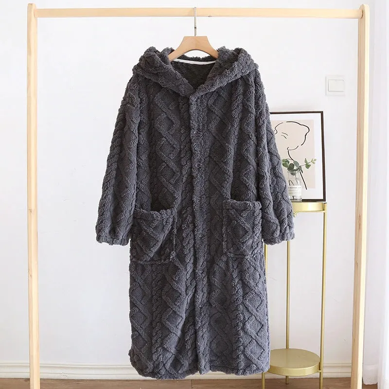 Long- Sleeved Hooded Robes