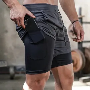 Men's Camo Running Gym Shorts