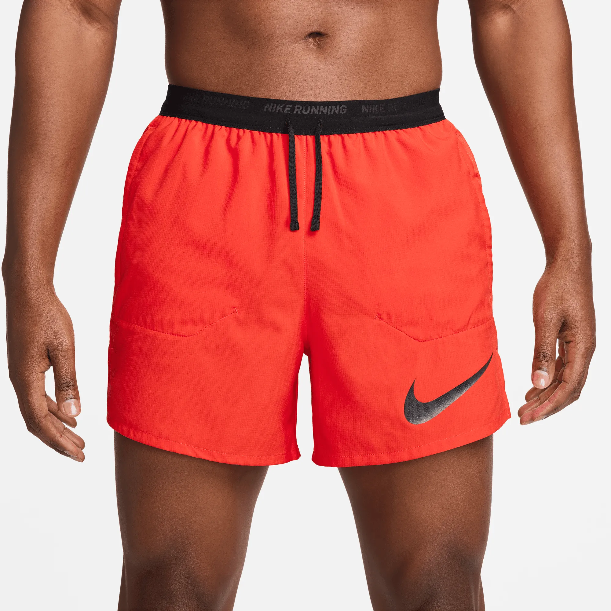 Men's Flex Stride Run Energy 5" Brief-Lined Running Shorts (663 - Picante Red/Black/Anthracite/Black)