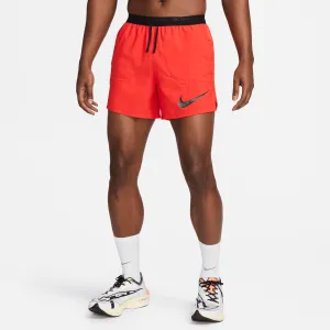 Men's Flex Stride Run Energy 5" Brief-Lined Running Shorts (663 - Picante Red/Black/Anthracite/Black)