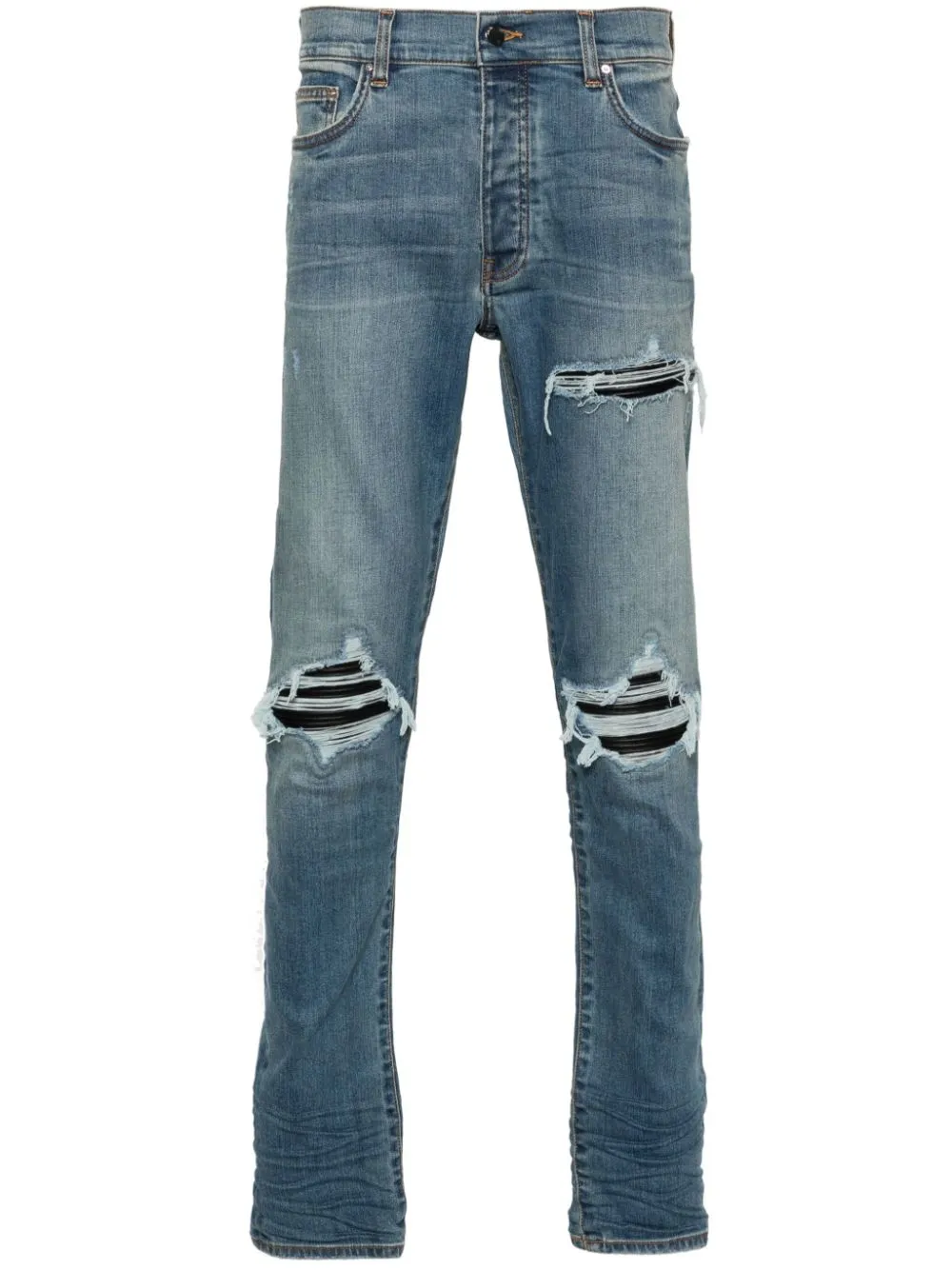 Mx1 Distressed-Effect Skinny Jeans