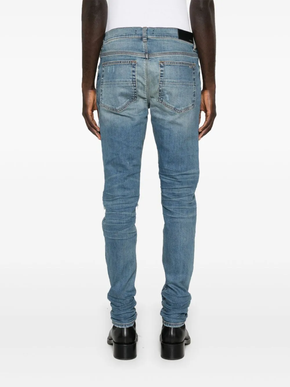 Mx1 Distressed-Effect Skinny Jeans