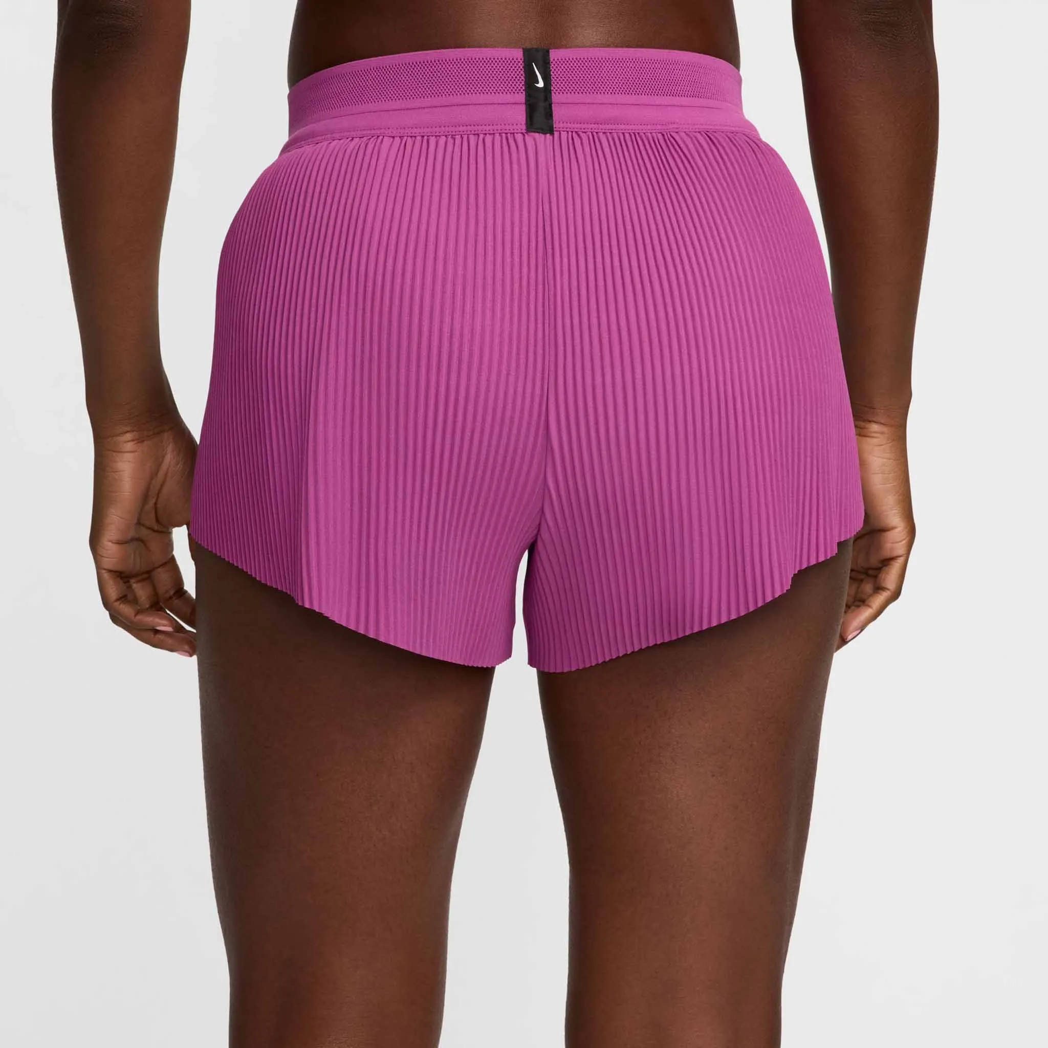 Nike | Women's AeroSwift Dri-FIT ADV Mid-Rise Brief-Lined 3" Running Shorts - Hot Fuchsia