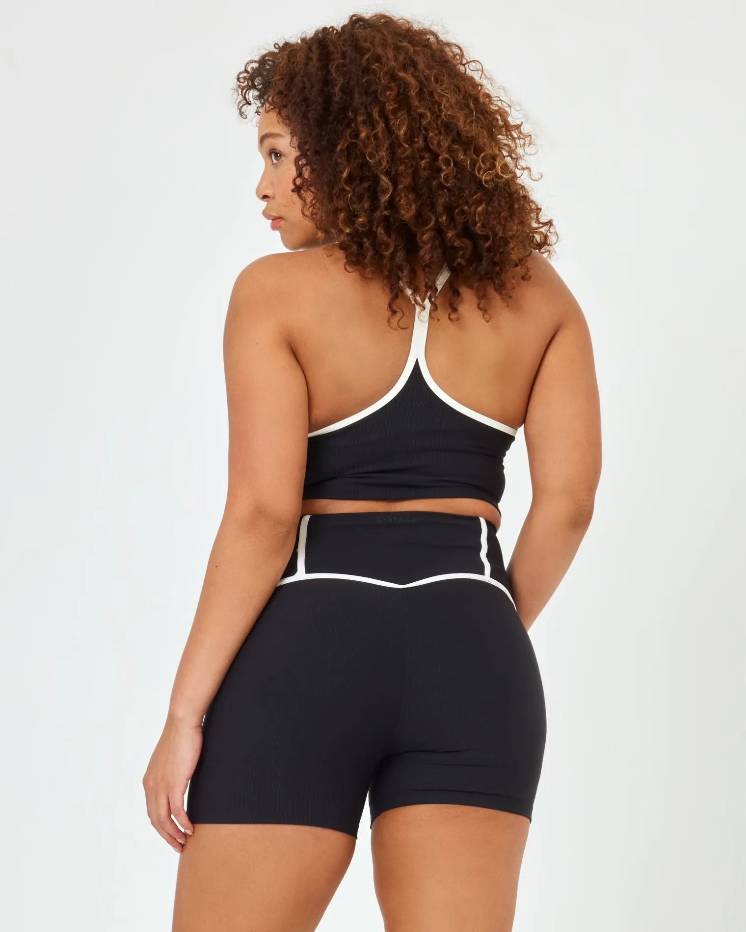 *Online Exclusive* <br> LSPACE ACTIVE Revel Short - Black/Cream