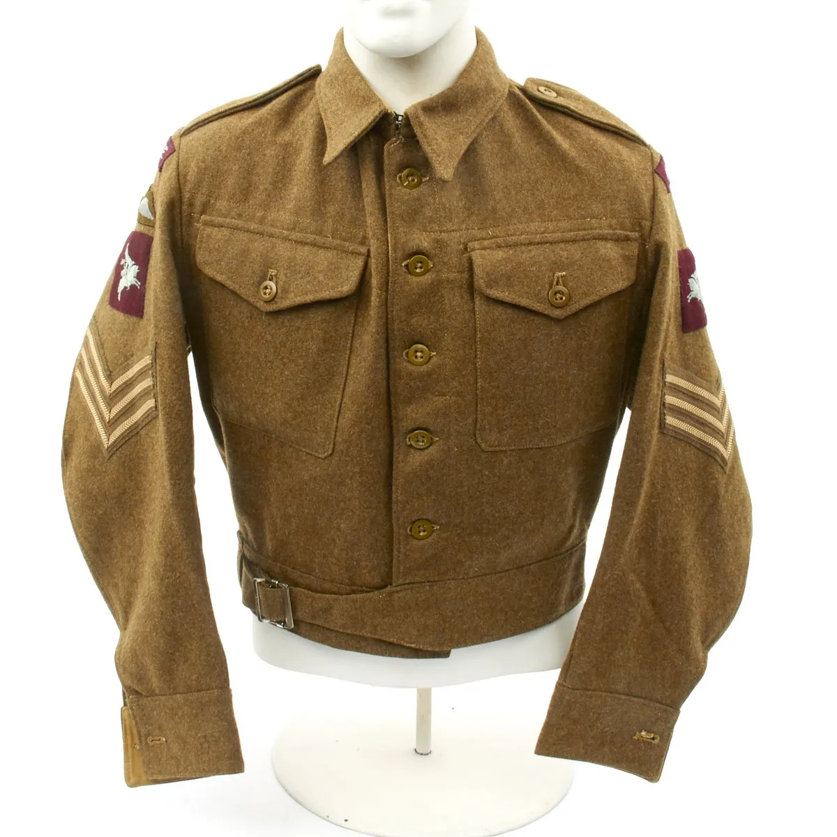 Original British WWII Pattern Airborne Parachute Regiment Battledress Tunic and Trousers - Dated 1946