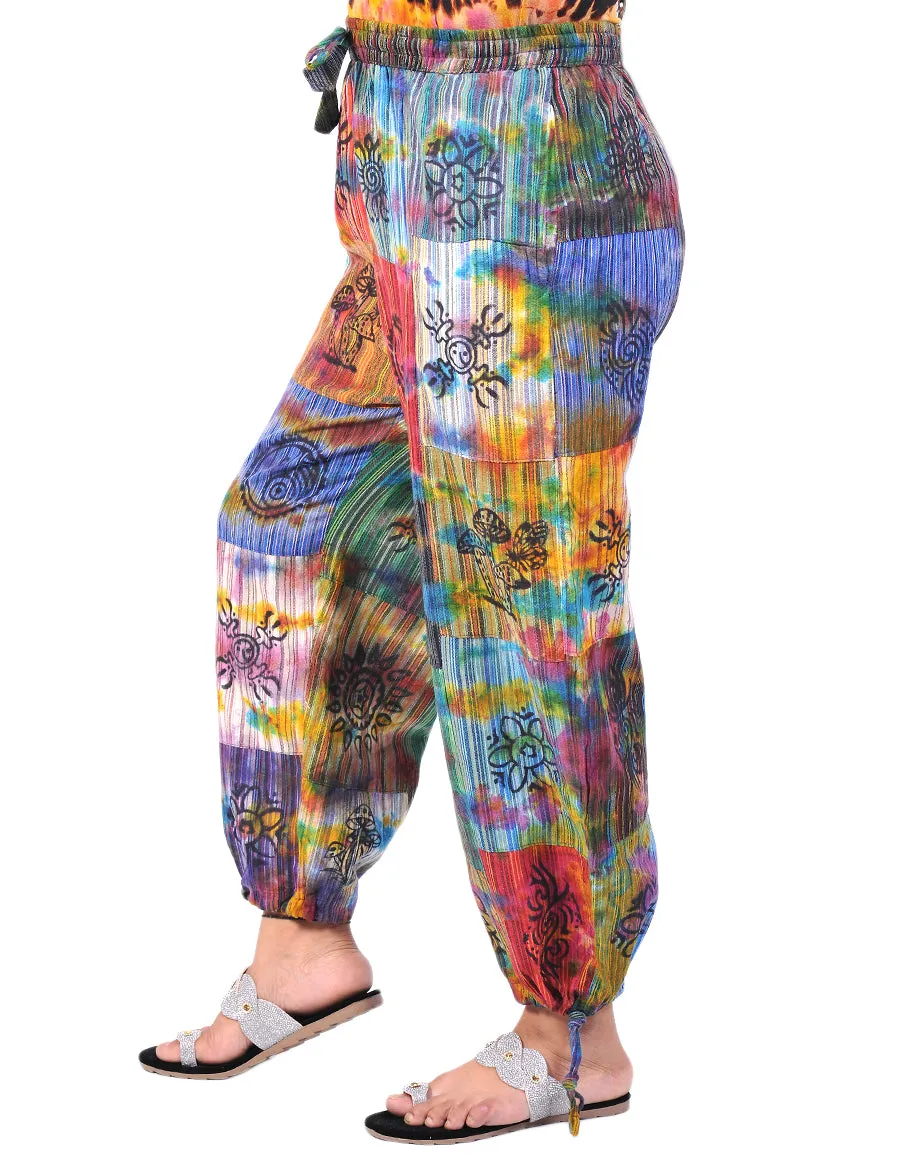 Patch 3/4 Tie Dye Women's Trouser