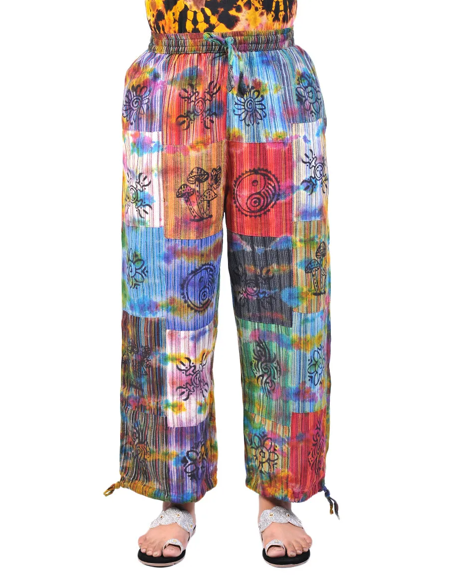 Patch 3/4 Tie Dye Women's Trouser