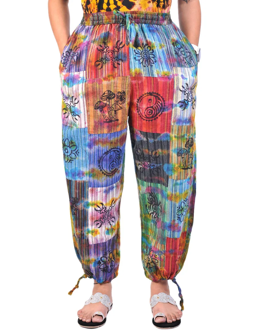 Patch 3/4 Tie Dye Women's Trouser