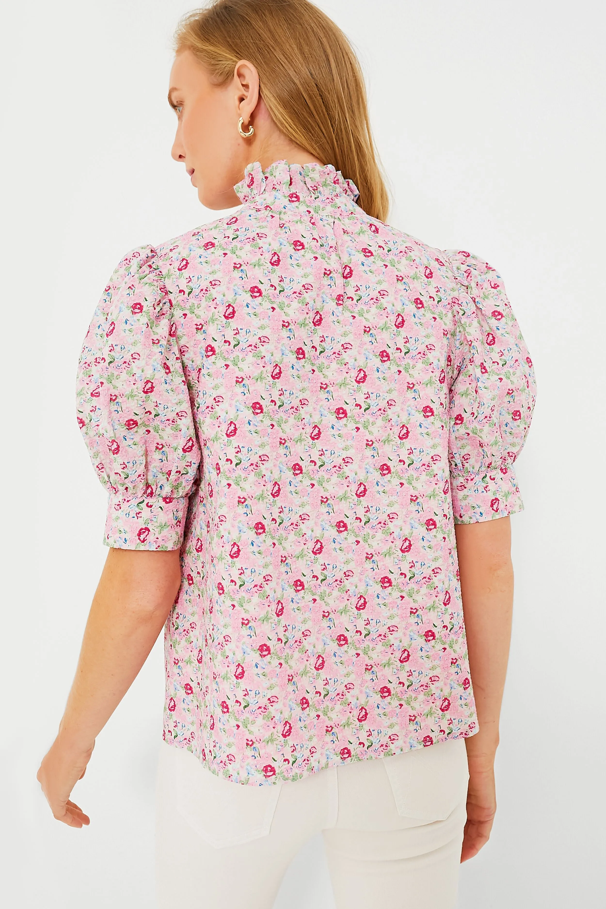 Pink Multi Floral Louisa Blouse