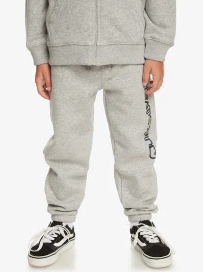 Quiksilver Trackpant Screen Boy Pants-Light Grey Heather