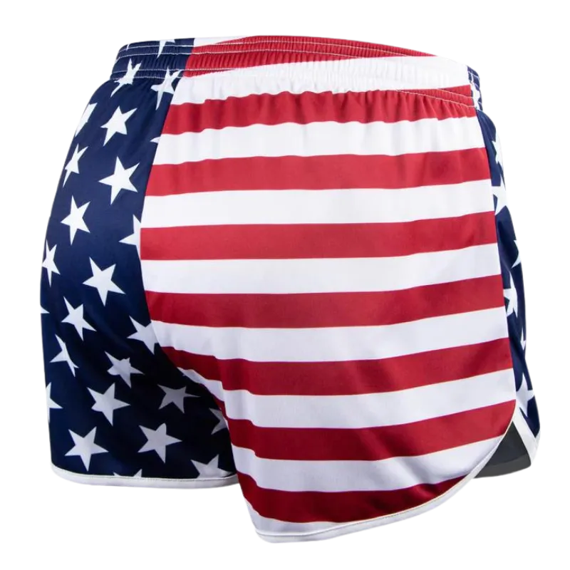 Running Shorts | Red White & Blue