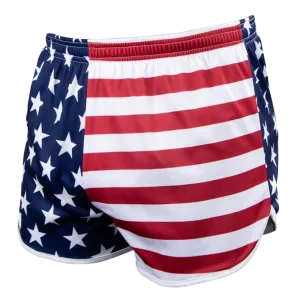 Running Shorts | Red White & Blue